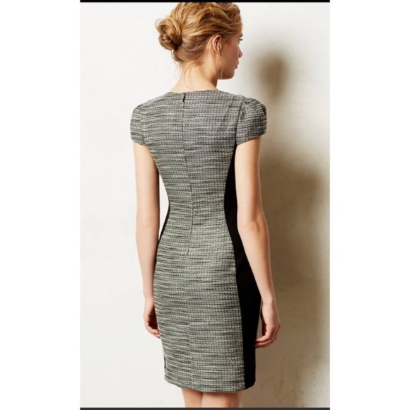 NWT $158 Anthro Moulinette Soeurs Shimmer Hourglass Sheath Dress - Picture 2 of 12